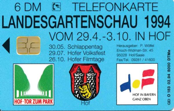 DE, Telecom, 6DM, Landesgartenschau 1994