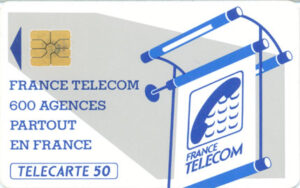 FR, France Telecom, Plakat, 050, 600 Agences, chip neu