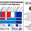 FR, France Telecom, 50, Telefonkabel, Höhrer, blau, chip alt