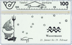 AT, telecom austria, Sternzeichen, 100, Wassermann