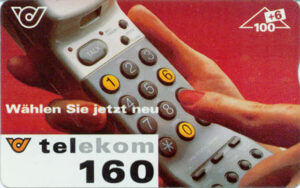 AT, telecom austria, Tastatur, 100+6, Telefonhörer