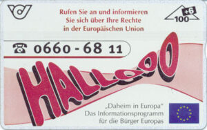 AT, telecom austria, 100+6, Hallooo Europa