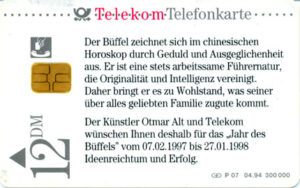 DE, Telecom, Text, 12DM, Der Büffel