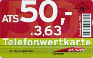 AT, telecom austria, jet2web, €3.63, ATS50, rot