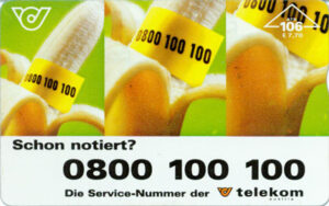 AT, telecom austria, Schon notiert, 106, Banane