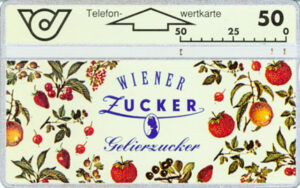 AT, telecom austria, 50, Wiener Zucker, Früchte
