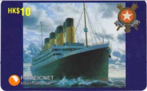 AU, Pacificnet, Titanic, HK$10, Schiff, volle Fahrt