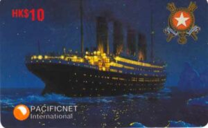AU, Pacificnet, Titanic, HK$10, Nacht, Eisblöcke
