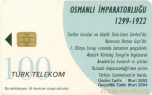 TR, Türktelekom, blau, 100, Osmanli