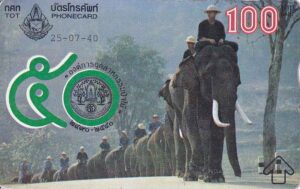 TH, TOT, 100, Elefantenkaravane