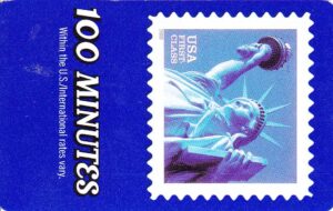 US, AT&T, 100 Minutes, Briefmarke Freiheitsstatue
