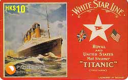 AU, Pacificnet, Titanic, HK$10, Schiff, rot, Stern