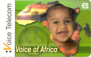 DE, Voice Telecom, €5, Kind, Voice of Africa