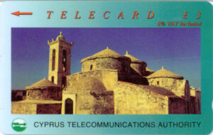 CY, cyprus telecom, Kirchen, £3, Panayia Angeloktisti