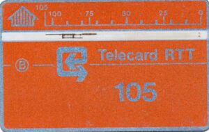 BE, Belgacom, RTT, 105, Karte rot, Telecard
