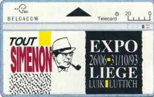 BE, Belgacom, 20, EXPO 93, Tout Simenon