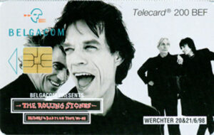 BE, Belgacom, 200BEF, The Rolling Stones