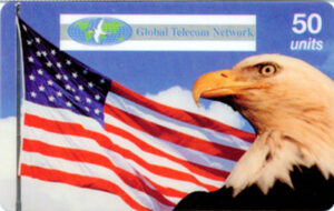 US, Global Telecom, 50, Flagge, Adler