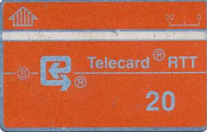 BE, Belgacom, RTT, 20, Karte rot, Telecard®