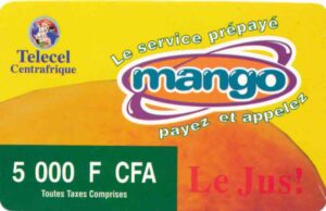CF, Telecel, 5000 F CFA, mango, le service prépayé
