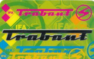 UK, Trabant, 20, Logo, Schriftzug, IFA