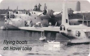 UK, Berlin Airlift, 20, Flying boats an Havel Lake