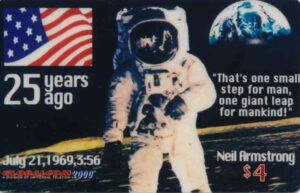 US, Globalcom, $4, Astronaut, Neil Armstrong