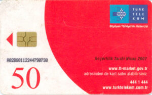 TR, Türktelekom, rot, 50, tüplü kurt, Koralle