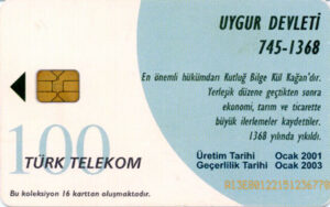 TR, Türktelekom, blau, 100, Uygur Devleti